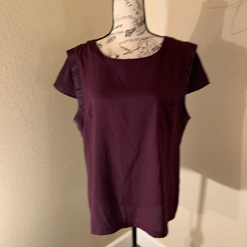 Burgundy Blouse